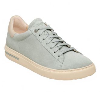 Birkenstock Womens Bend Low Suede Sneakers In Pure Sage