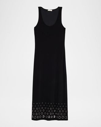 Ramy Brook Philippa Sleeveless Grommet Midi Dress
