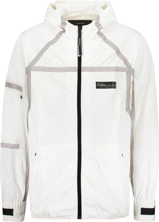 ISO.POETISM Hooded Nylon Jacket - Heren - Zomerjassen - Wit - L - Nylon - Jassen