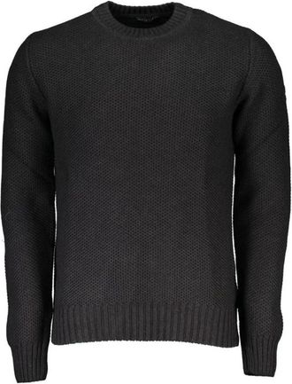 North Sails Grijze Crew Neck Sweater - Heren - Ronde hals truien - Zwart - 2XL - Katoen - Truien & Vesten