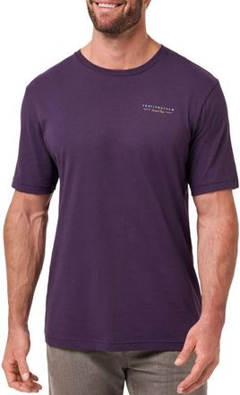 Travis Mathew Social Hour Graphic T-Shirt in Purple Velvet at Nordstrom, Size Xx-Large