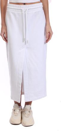 Off-white Womens Off White Diagonal Pocket Sweat Skirt in Cotton - Size 14 UK