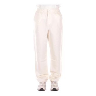 Lacoste Sweatpants, male, Beige, Size: XL Regular Fit Linen Chino Pants