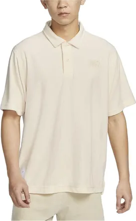 Nike Sportswear Logo Polo Shirt Beige FN0465-118