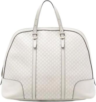 Gucci Pre-owned Handbags, female, White, Size: ONE SIZE Pre-owned Tote