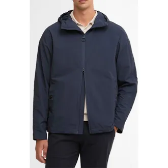Barbour Modern Rokig Water Repellent Jacket in Navy at Nordstrom, Size X-Large