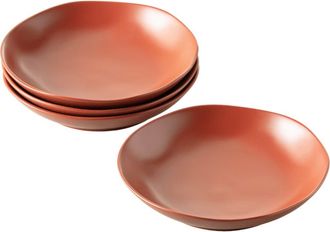 Fortessa Heirloom Set of 4 Ceramic Coupe Bowls in Terracotta at Nordstrom