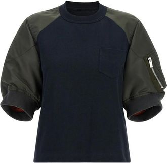 sacai Raglan-sleeve T-shirt