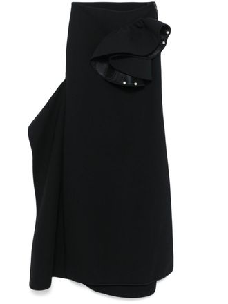 Maticevski Inordinary maxi skirt - women - Polyester - 8 - Black
