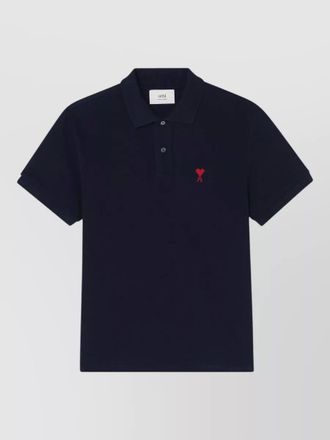 Ami cotton polo shirt