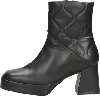 Red-Rag Enkellaarsjes Hak - Dames - Laarzen met Hak - Zwart - 41 EU - Schoenen
