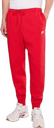Nike Club Fleece Joggers Mens Workout University Red/University Red/White : 2XL, Cotton/Polyester