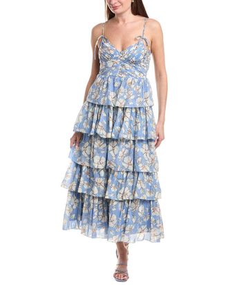 En Saison En Saison Maryam Pleated Maxi Dress