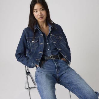 Levi's Original Trucker Jacket - Womens - 2XS - Blue