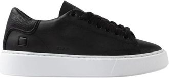 D.A.T.E. Sneakers - Dames - Sneakers - Zwart - 40 EU - Leer - Schoenen