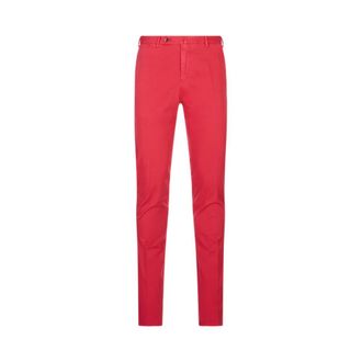 Pantaloni Torino Slim-fit Trousers, male, Red, Size: 3XL Slim Chino