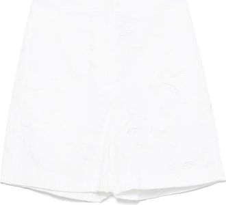 BOSS Shorts a fiori - Bianco