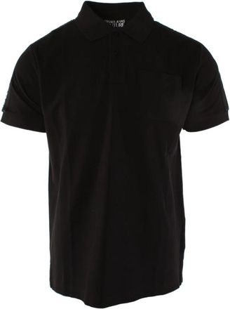 Versace Polo - Heren - Polos - Zwart - M - Katoen - Tops