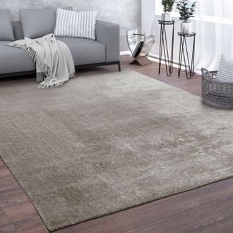 Paco Home Morbido tappeto a pelo corto per soggiorno, ultrasoffice, lavabile, in grigio 200x280 cm - Paco Home