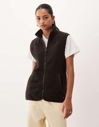 Regatta gilet in pile borg Cosy frankie color cioccolato fondente-Marrone