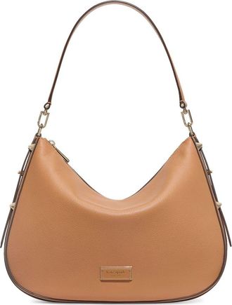 Kate Spade New York large liv pebble leather hobo bag in Biscotti at Nordstrom