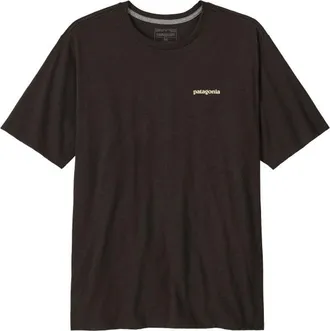 Patagonia Flying Fish Responsibili-Tee T-Shirt f&uuml;r Herren | schwarz