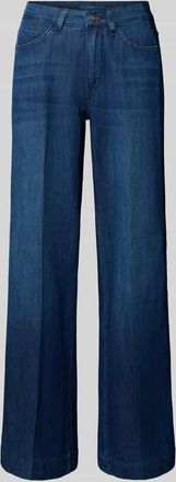 M.A.C Wide Leg Jeans im 5-Pocket-Design Modell PURE GALLON in Dunkelblau, Größe 36/30