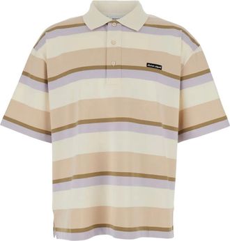 Maison Kitsuné Polo a righe - Toni neutri