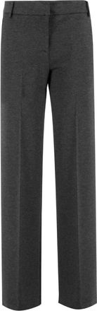 Ermanno Scervino Elegante Viscose Broek - Dames - Straight fit broeken - Grijs - S - Broeken