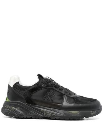 スニーカー PREMIATA Women Sneakers BETH7380 Black Premiata Women's Sneakers in Black Perforated Leather and