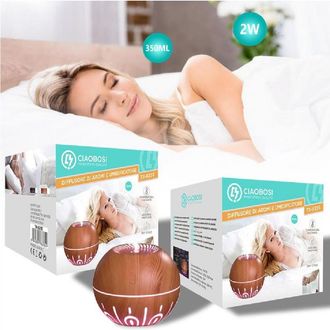 Trade Shop Trade Shop - Diffusore Aromi Umidificatore Aria Ultrasuoni 350ml 2w Usb Aromaterapia Tx-8335