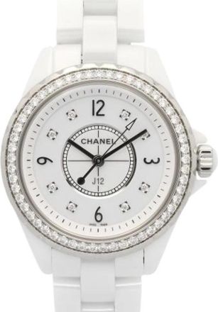 Chanel Pre-owned Keramische Polshorloge - Dames - Vintage Horloges - Wit - ONE Size - Vintage
