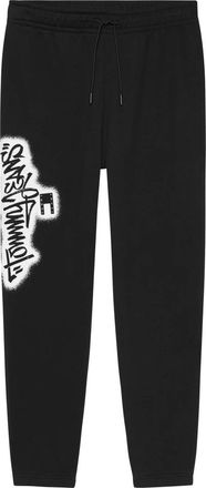 Tommy Jeans Zwarte Broek Elastisch Regular Fit - Heren - Sweatpants - Zwart - XL - Katoen - Broeken