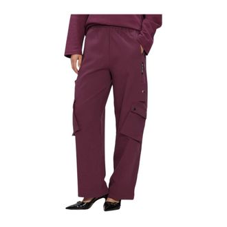 ALIX The Label Alix The Label - Woven Cargo Pants - Dames - Broeken - Paars - Maat: M Poliester