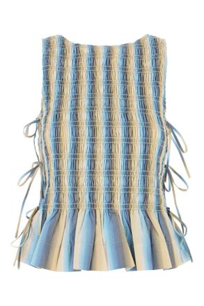 Ganni Multikleurige Katoenen Top