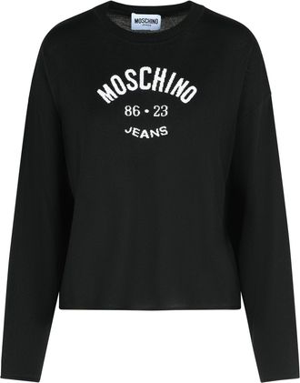 Moschino Black Virgin Wool Sweater