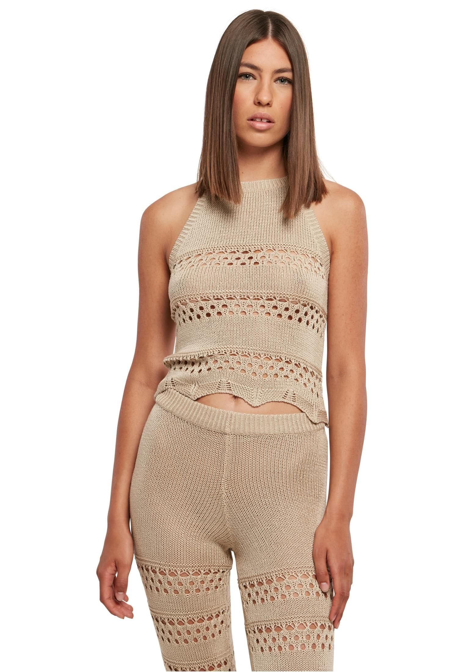 Riccio Pullover Mit Lochmuster Kaufen Urban Classics Damen Top