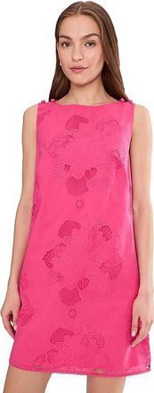 Trina Turk Francesca Dress Womens Dress Magenta Milano : 10, Cotton