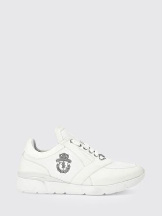 Billionaire Boys Club Crest Runner Sneakers in Smooth and Grained Leather with Metallic Logo