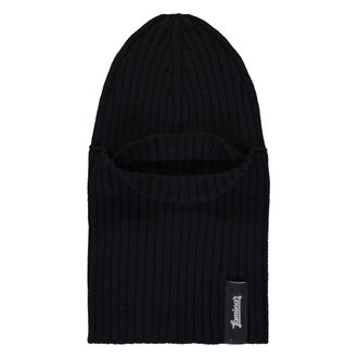 Herno Gebreide Balaclava - Dames - Hoeden - Zwart - ONE Size - Wol - Accessoires