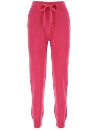 Moncler Pantaloni sportivi con applicazione - Rosa