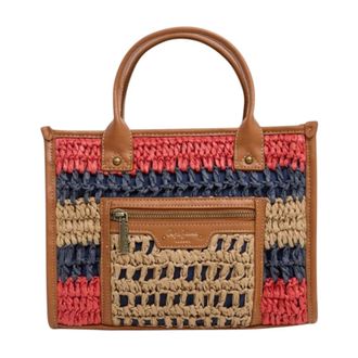 Pepe Jeans London Tote Bags, female, Multicolor, Size: ONE SIZE Zadie London Tote