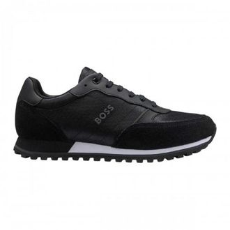 HUGO BOSS Mens Parkour-L Inspired Running Trainers (Black) - Size UK 15