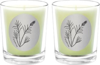 Qualitas Sugarcane Two Scented Beeswax Candle Set