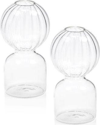 Zodax Ritz Set of 2 Vases in Clear at Nordstrom Rack