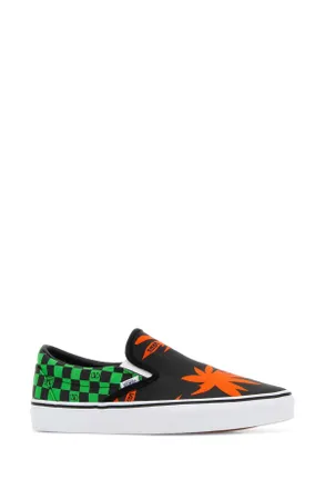 Valentino Garavani Mens Printed Canvas Valentino Garavani X Vans Classic Slip-On Slip-Ons Nerorossosportnverdesportnebnem Cotton Sneaker