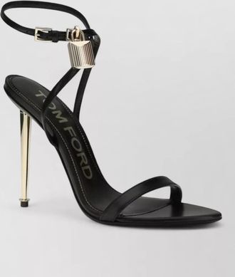 Tom Ford leather stiletto heel sandals