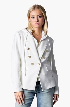 Blue Revival Helen Double Breasted Blazer in Whipped Cream at Nordstrom, Size X-Large