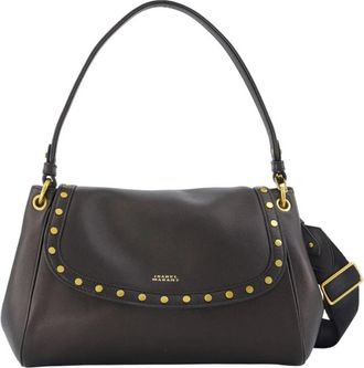 Isabel Marant Chany M Schoudertas - Dames - Schoudertassen - Zwart - ONE Size - Leer - Tassen