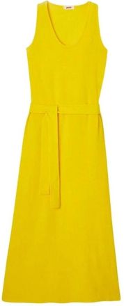 Jott Ibiza Gele Maxi Jurk - Dames - Maxi kleedjes - Geel - L - Kleedjes